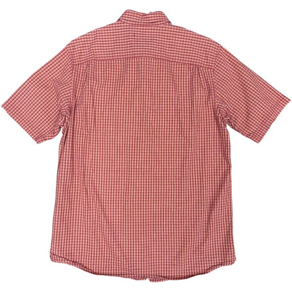 Men's EDDIE BAUER Relaxed Fit Plaid Quick Dry Button-Down Shirt- Size Lg. Tall - Picture 3 of 13